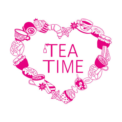 Vinyl Wall Decals Cookies Croissants Tea Coffee Pancake Tattoo Culture