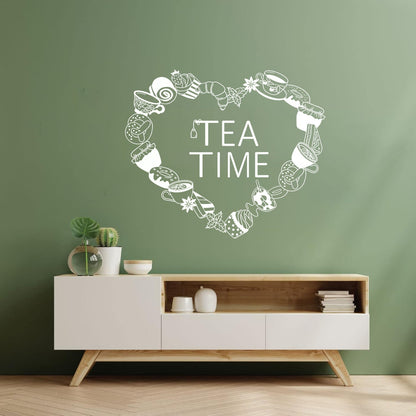Vinyl Wall Decals Cookies Croissants Tea Coffee Pancake Tattoo Culture