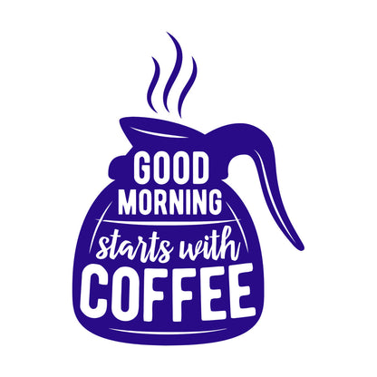 Engraving Decals Words On Coffee Pot Quotes About Coffee Removable Without Leaving Glue