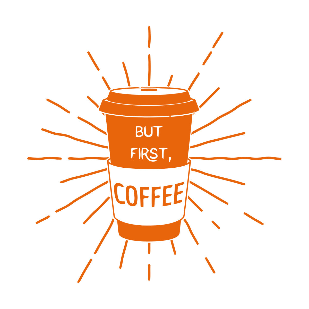 Fine Carving Stickers Words Quotes But First Coffee Restaurant Cafe Equipped With Transfer Film Kit