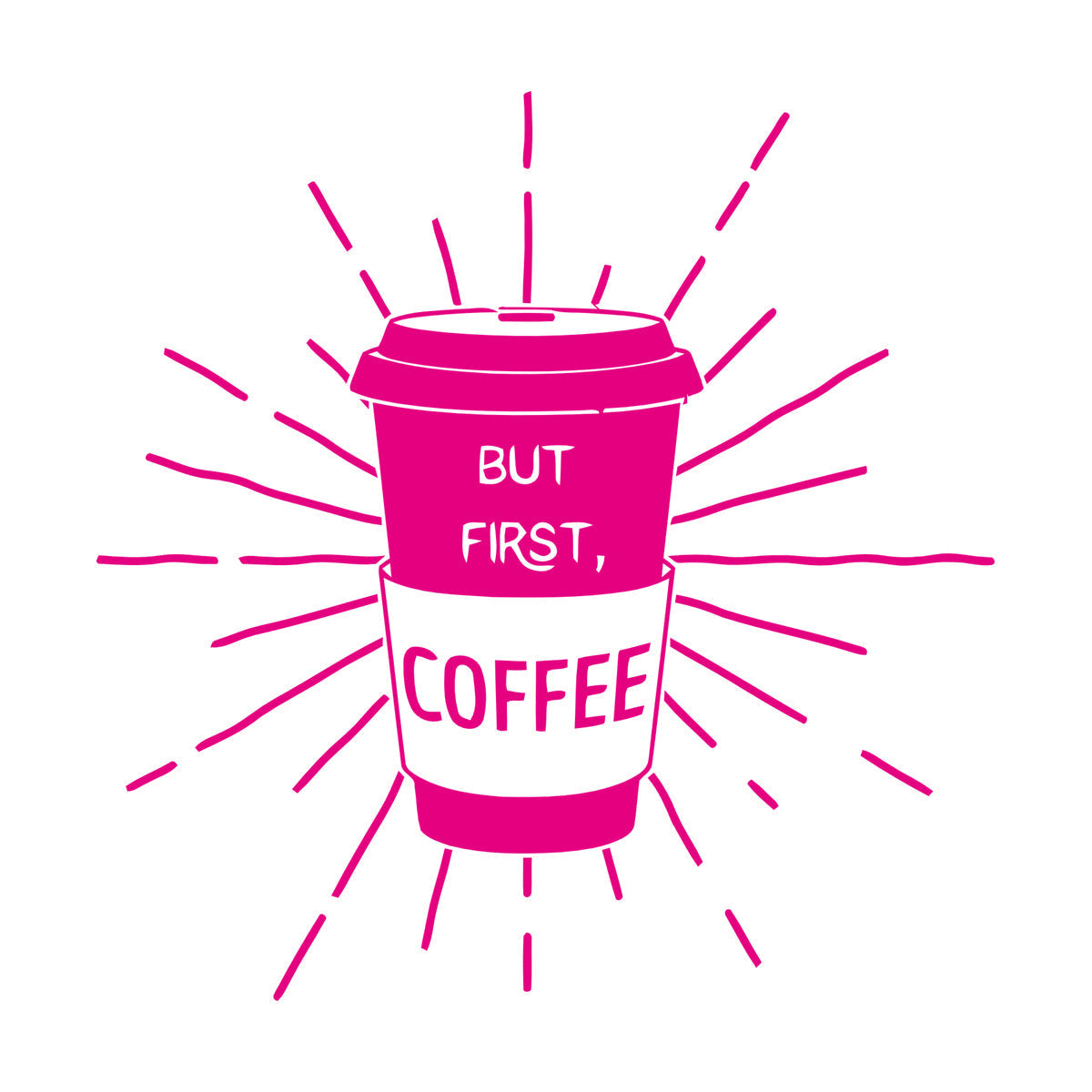 Fine Carving Stickers Words Quotes But First Coffee Restaurant Cafe Equipped With Transfer Film Kit