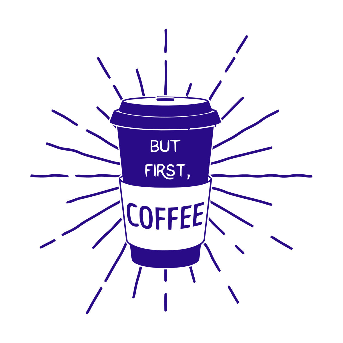 Fine Carving Stickers Words Quotes But First Coffee Restaurant Cafe Equipped With Transfer Film Kit