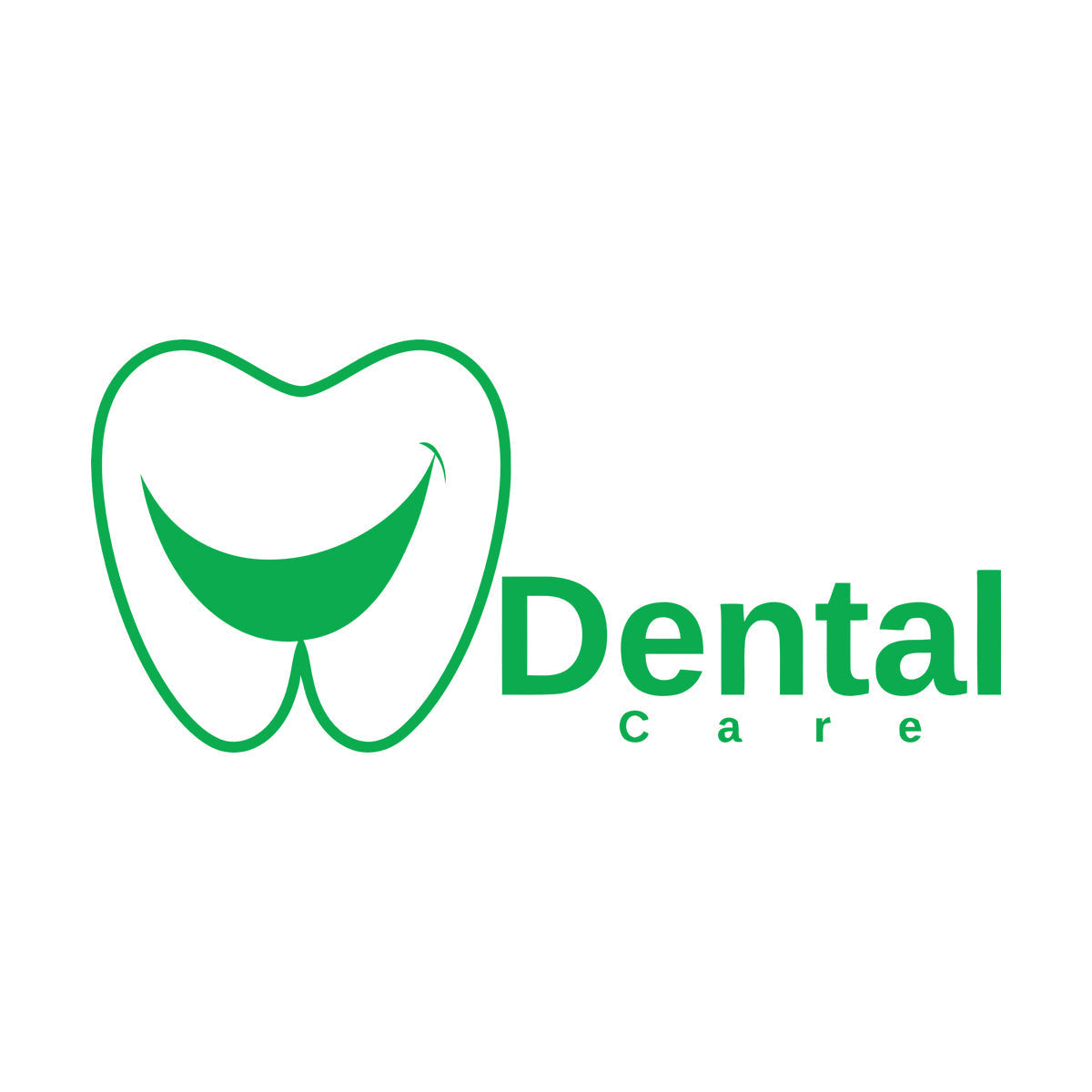 Lettering Stickers Creative Dental Care Center Dentist Tooth Smilingl Can Modify And Add Information