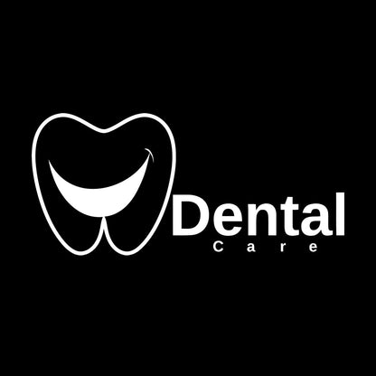 Lettering Stickers Creative Dental Care Center Dentist Tooth Smilingl Can Modify And Add Information