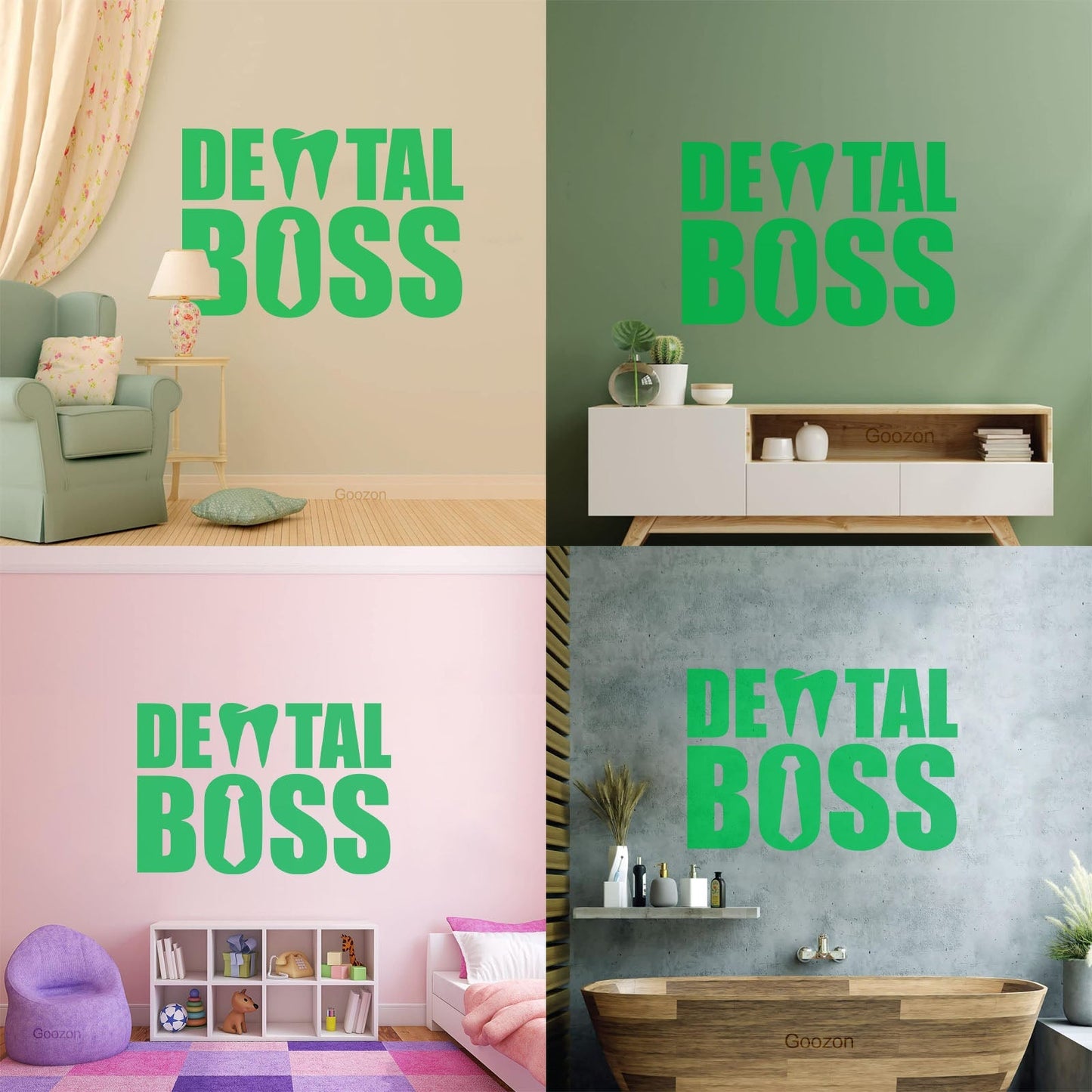 Wall Decals Paster Paper Dental Boss Stomatology Dentist Clinic Toothg Art Decoration