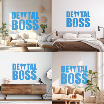 Wall Decals Paster Paper Dental Boss Stomatology Dentist Clinic Toothg Art Decoration