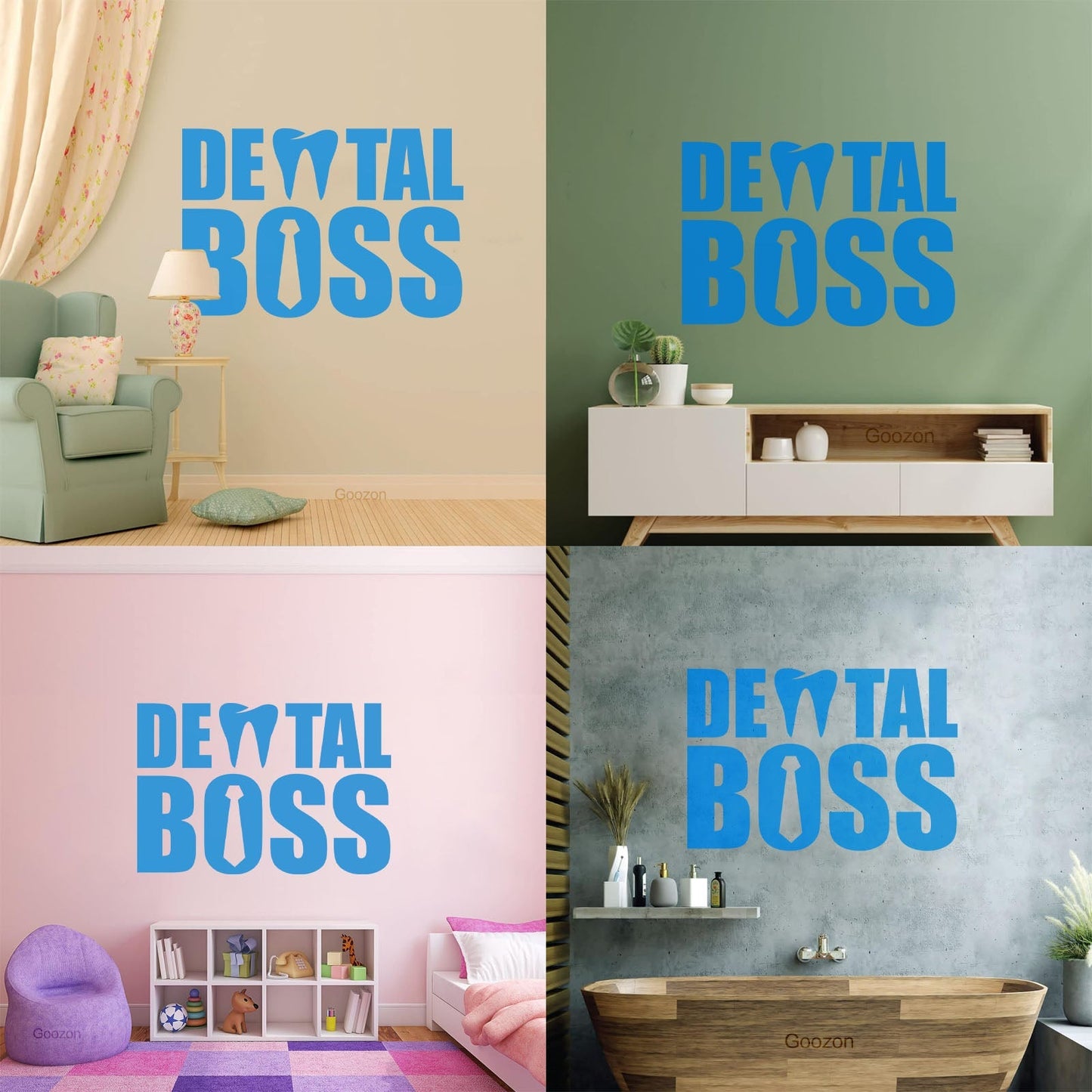 Wall Decals Paster Paper Dental Boss Stomatology Dentist Clinic Toothg Art Decoration