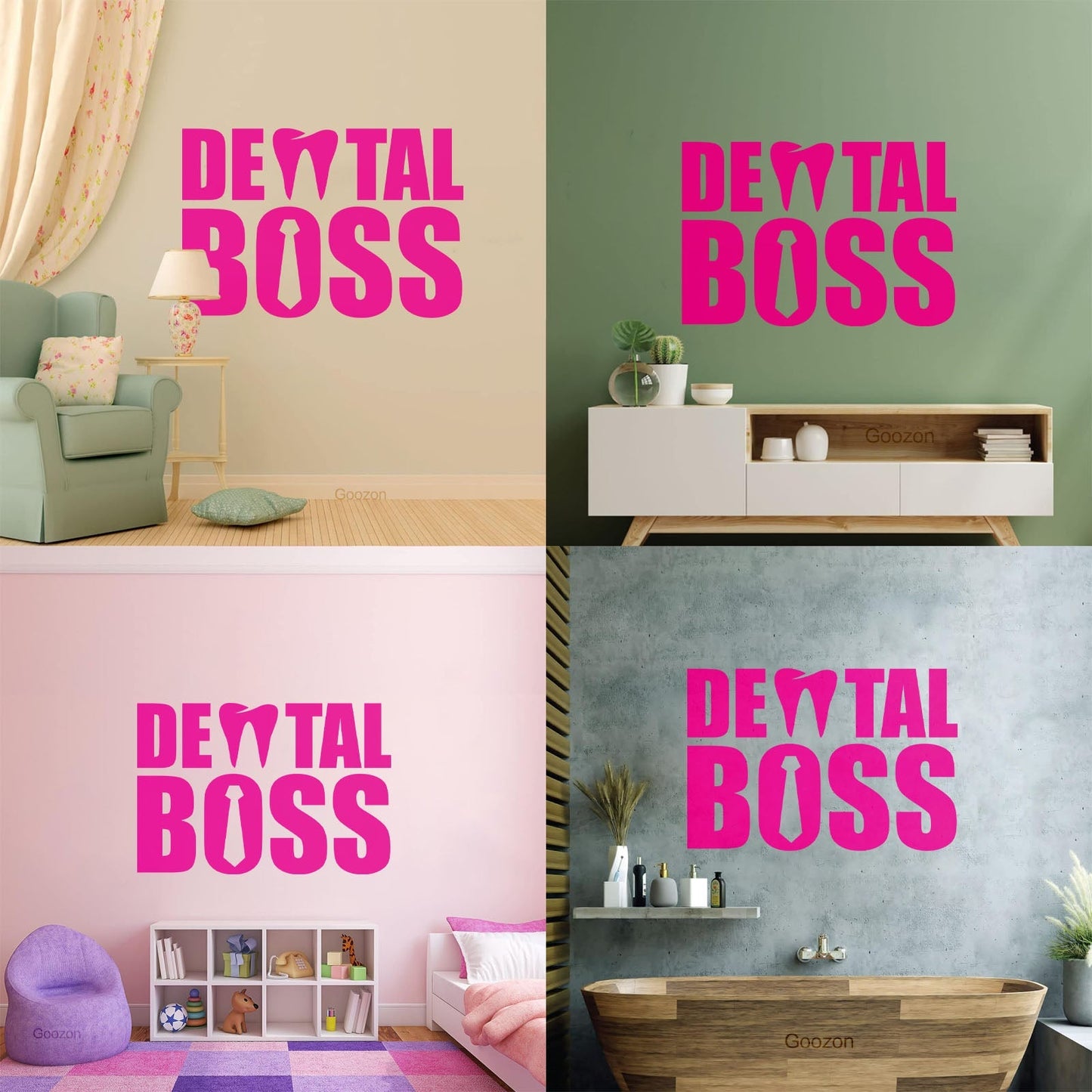 Wall Decals Paster Paper Dental Boss Stomatology Dentist Clinic Toothg Art Decoration