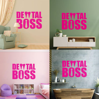 Wall Decals Paster Paper Dental Boss Stomatology Dentist Clinic Toothg Art Decoration