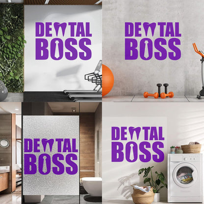 Wall Decals Paster Paper Dental Boss Stomatology Dentist Clinic Toothg Art Decoration