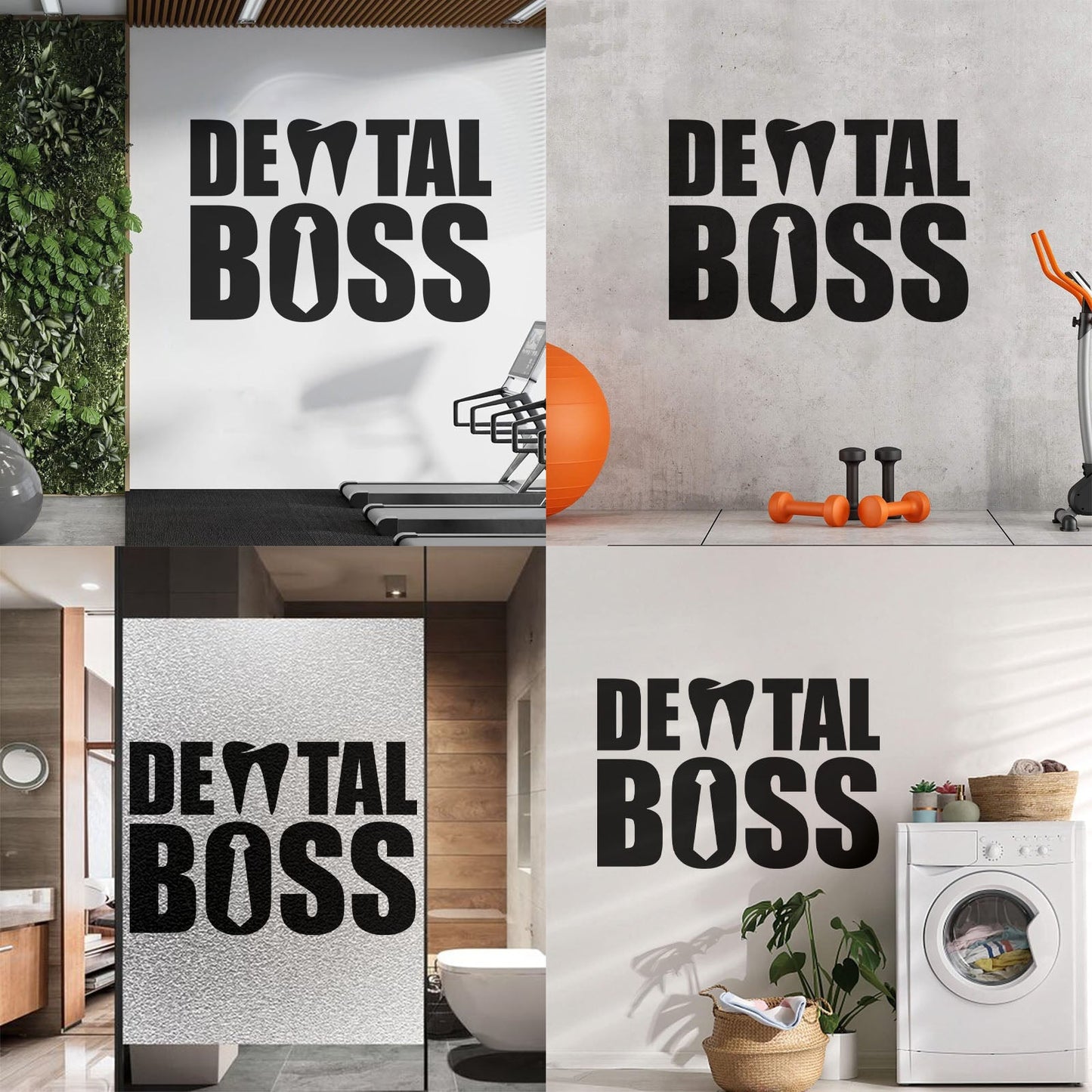 Wall Decals Paster Paper Dental Boss Stomatology Dentist Clinic Toothg Art Decoration