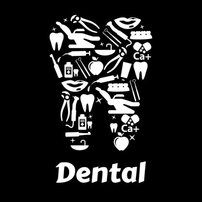 Wall Stickers Paster Paper Dental Clinic Dentists Tooth Tools Tattoo Culture