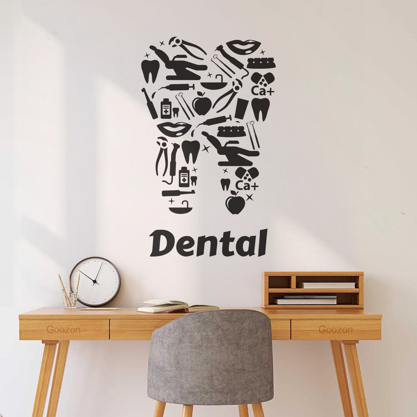 Wall Stickers Paster Paper Dental Clinic Dentists Tooth Tools Tattoo Culture