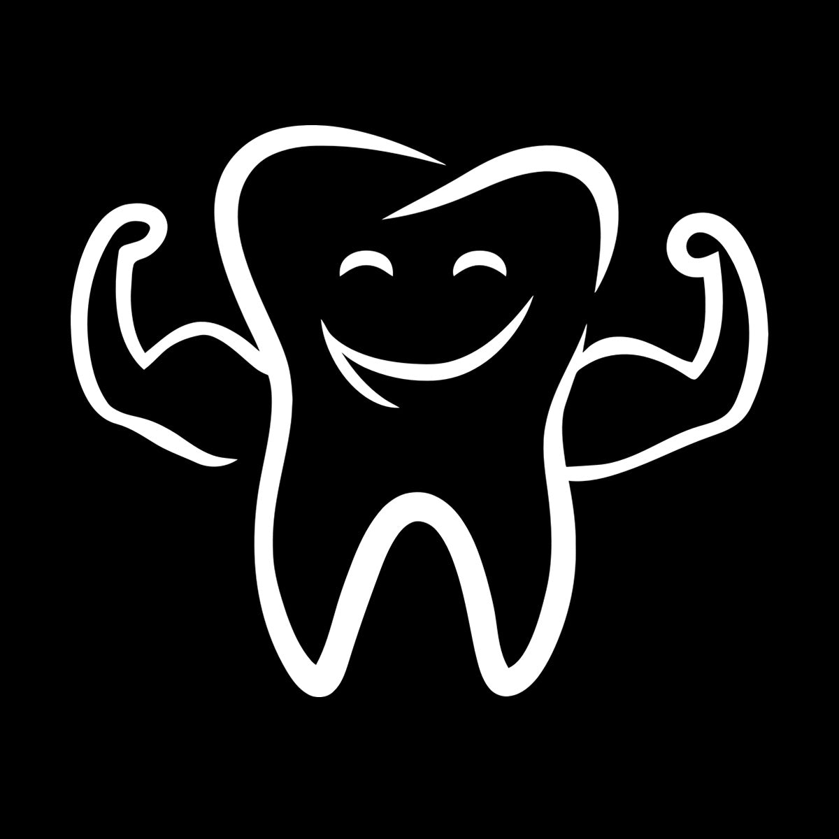 Fine Carving Decals Funny Tooth Smile Dentist Stomatology Dental Clinic Ig Multi Color Selection