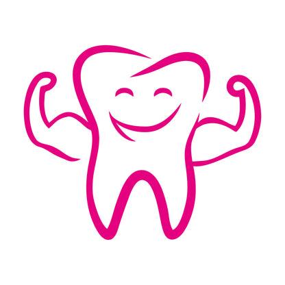Fine Carving Decals Funny Tooth Smile Dentist Stomatology Dental Clinic Ig Multi Color Selection