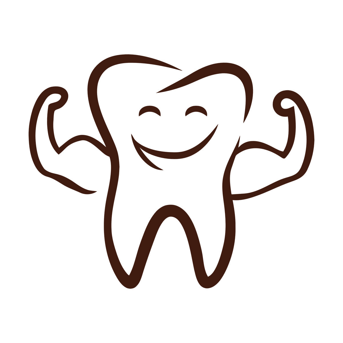 Fine Carving Decals Funny Tooth Smile Dentist Stomatology Dental Clinic Ig Multi Color Selection