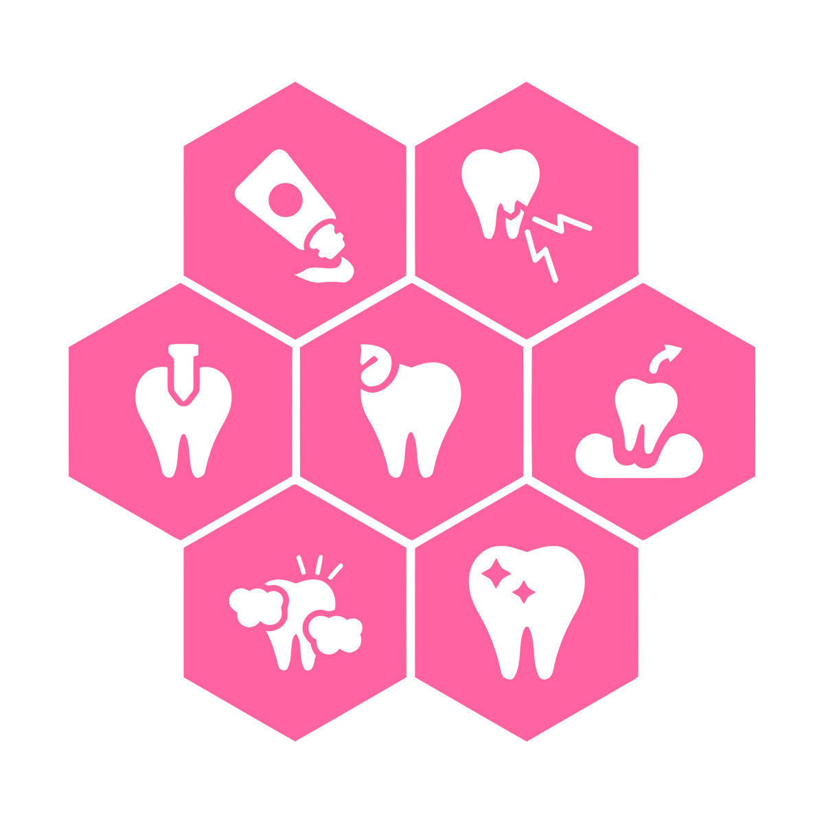 Wall Decals Paster Paper Teeth Dentist Clinic Care Healthy Toothpasteg It Won'T Fall Off