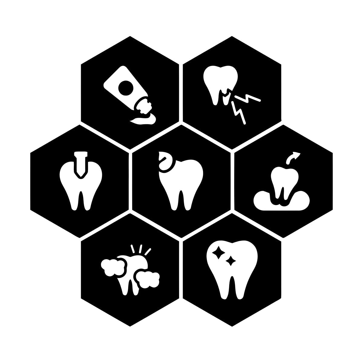 Wall Decals Paster Paper Teeth Dentist Clinic Care Healthy Toothpasteg It Won'T Fall Off