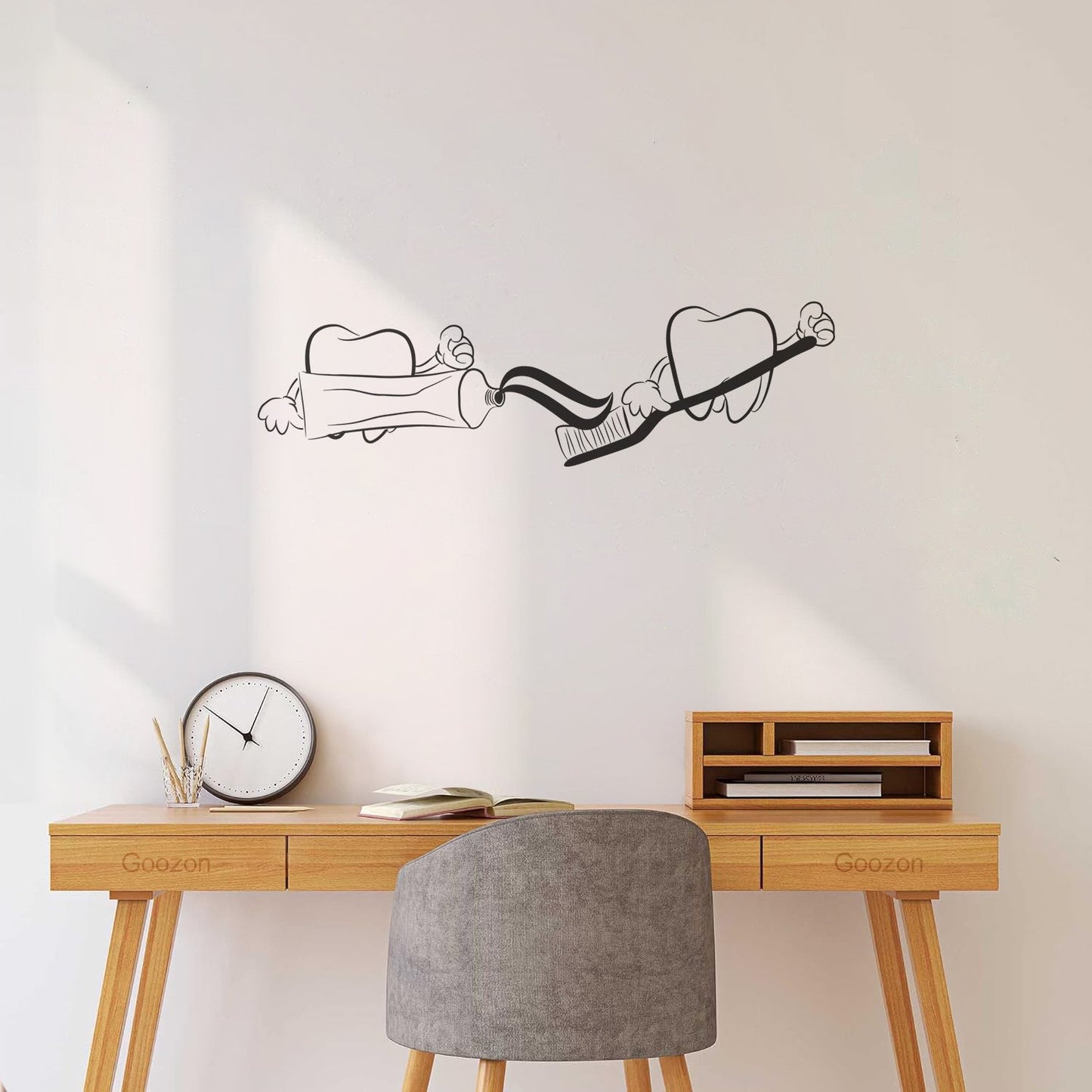 Vinyl Wall Stickers Teeth Toothpaste Dentist Dentistry Personalized Customization