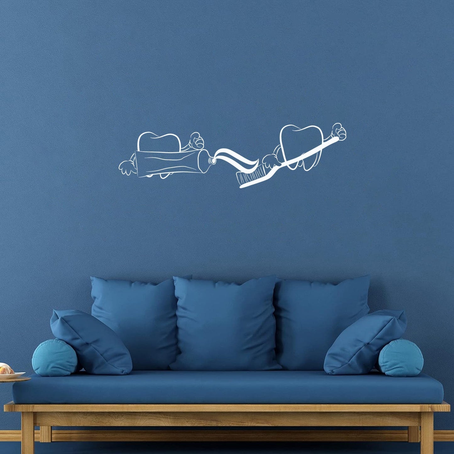 Vinyl Wall Stickers Teeth Toothpaste Dentist Dentistry Personalized Customization