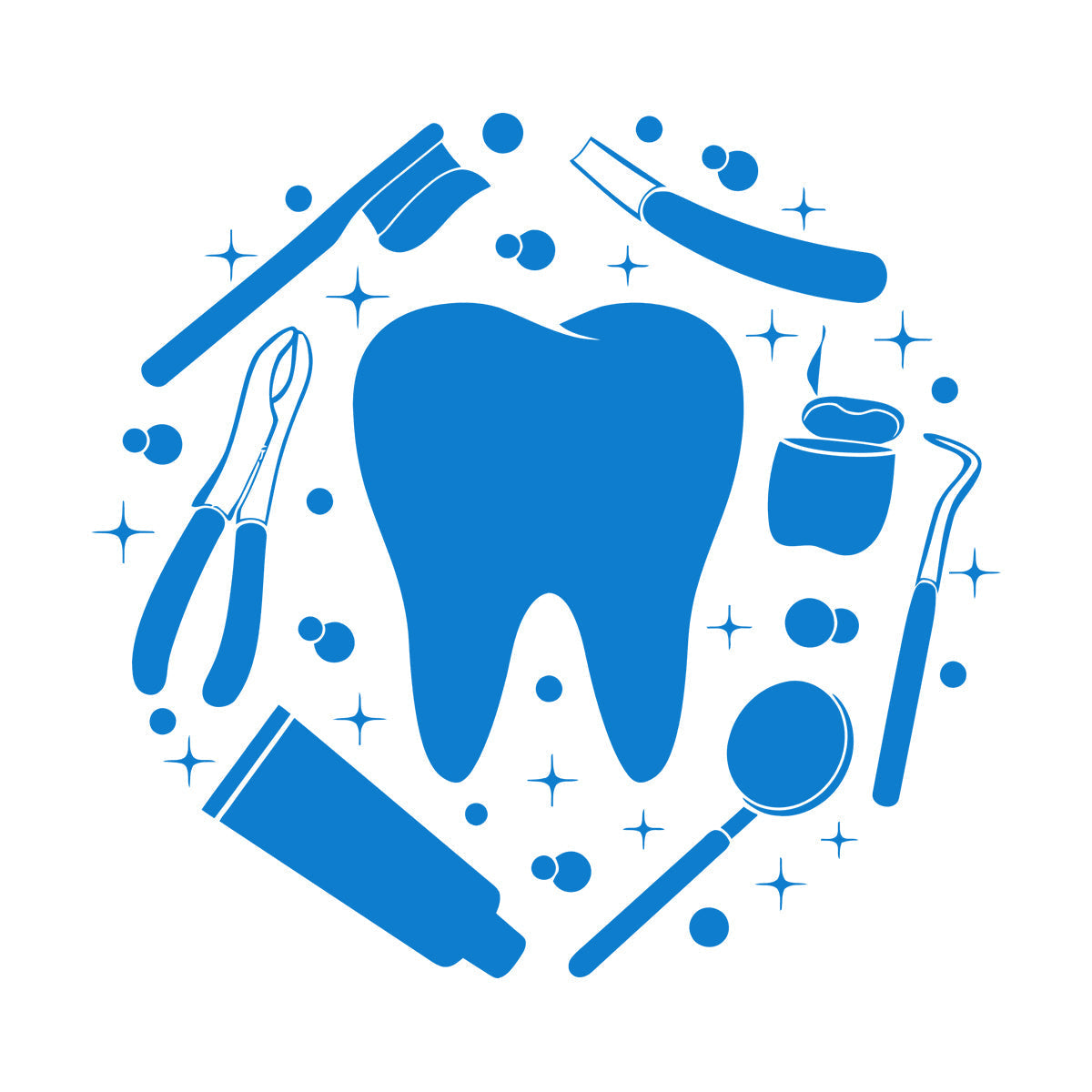 Wall Decals Tooth Dentist Tools Dentistry Clinic Stomatologyg Can Modify And Add Information