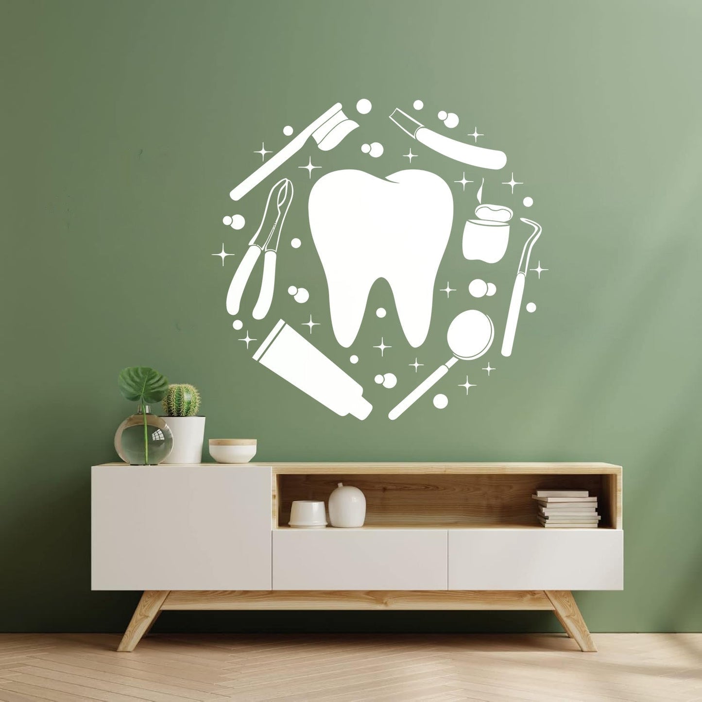 Wall Decals Tooth Dentist Tools Dentistry Clinic Stomatologyg Can Modify And Add Information