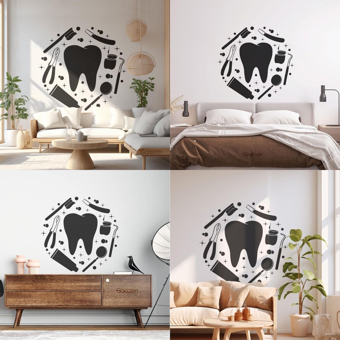 Wall Decals Tooth Dentist Tools Dentistry Clinic Stomatologyg Can Modify And Add Information