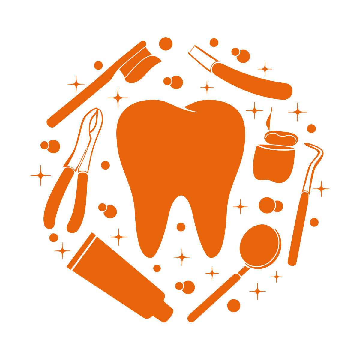 Wall Decals Tooth Dentist Tools Dentistry Clinic Stomatologyg Can Modify And Add Information
