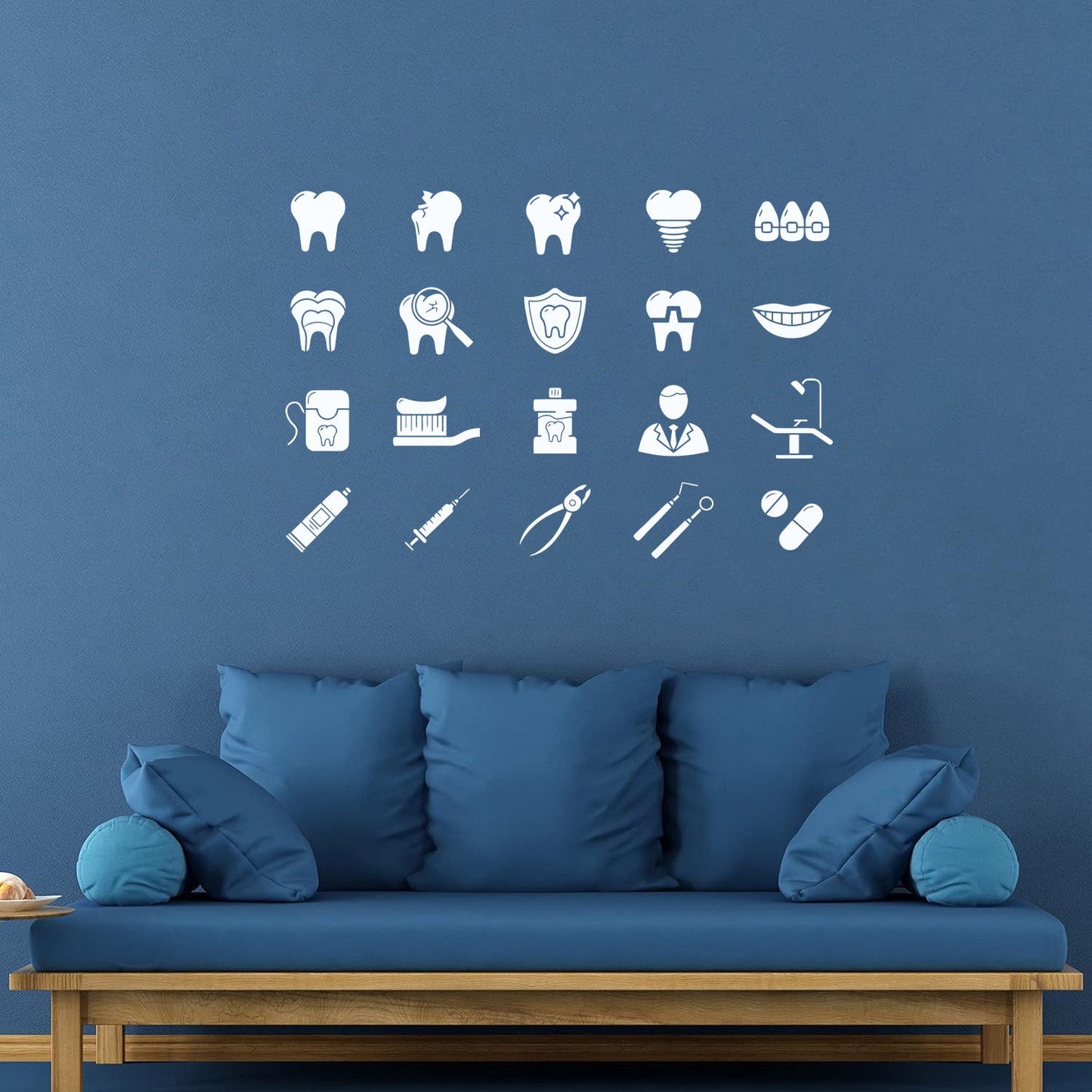 Vinyl Wall Decals Tooth Dentist Tools Dentistry Dental Clinic Logog Art Decoration