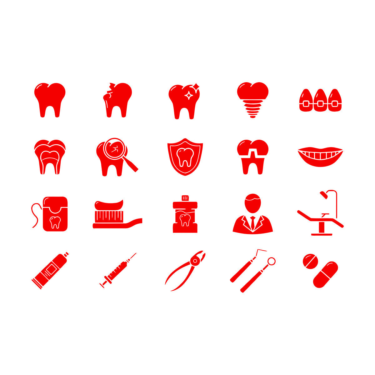 Vinyl Wall Decals Tooth Dentist Tools Dentistry Dental Clinic Logog Art Decoration