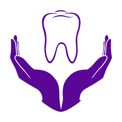 Tooth Icon Dentistry Childrens Dental Clinicg Engraving Decals Wall Beautification