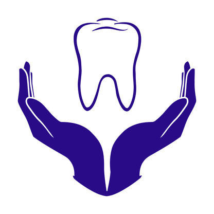 Tooth Icon Dentistry Childrens Dental Clinicg Engraving Decals Wall Beautification