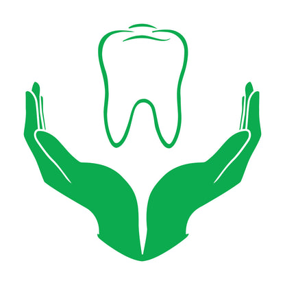 Tooth Icon Dentistry Childrens Dental Clinicg Engraving Decals Wall Beautification