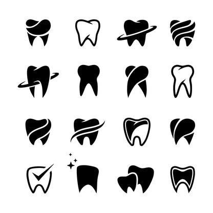Mural And Wall Vinyl Decal Tooth Patterns Dentist Dentistry Dental Clinicg Car Body Decoration