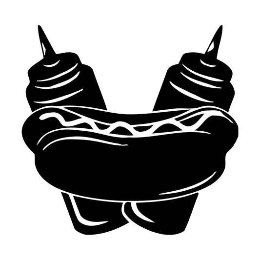 Wall Vinyl Sticker Decor Hot Dog Cooking Fast Food Truck Cafe Self Adhesive