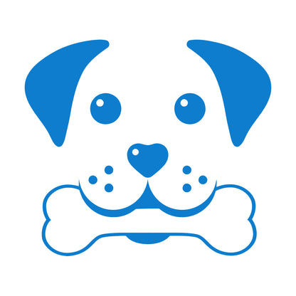 Wall Decals Paster Paper Pets Healthcare Logo Pets Shop Dog Head Multiple Size Options