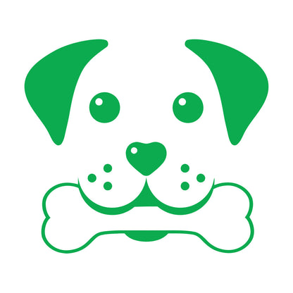 Wall Decals Paster Paper Pets Healthcare Logo Pets Shop Dog Head Multiple Size Options