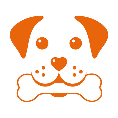 Wall Decals Paster Paper Pets Healthcare Logo Pets Shop Dog Head Multiple Size Options