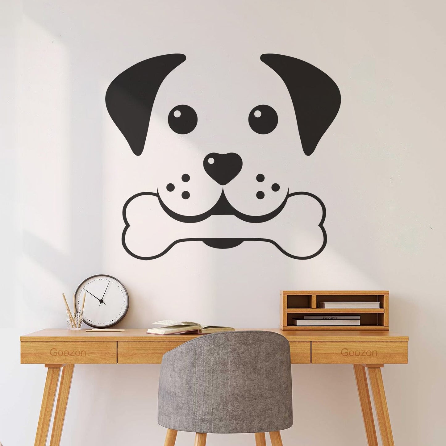 Wall Decals Paster Paper Pets Healthcare Logo Pets Shop Dog Head Multiple Size Options