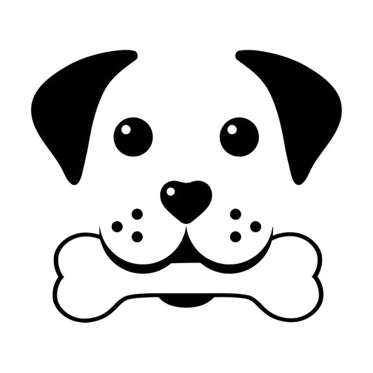 Wall Decals Paster Paper Pets Healthcare Logo Pets Shop Dog Head Multiple Size Options