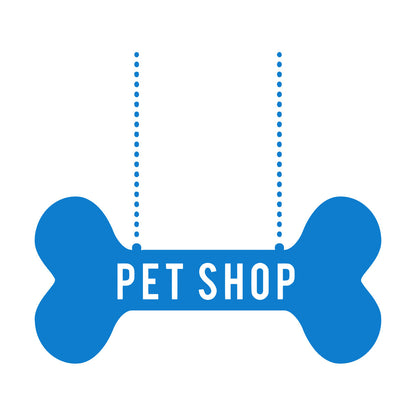 Vinyl Wall Stickers Pet Shop Dog Bone Waterproof