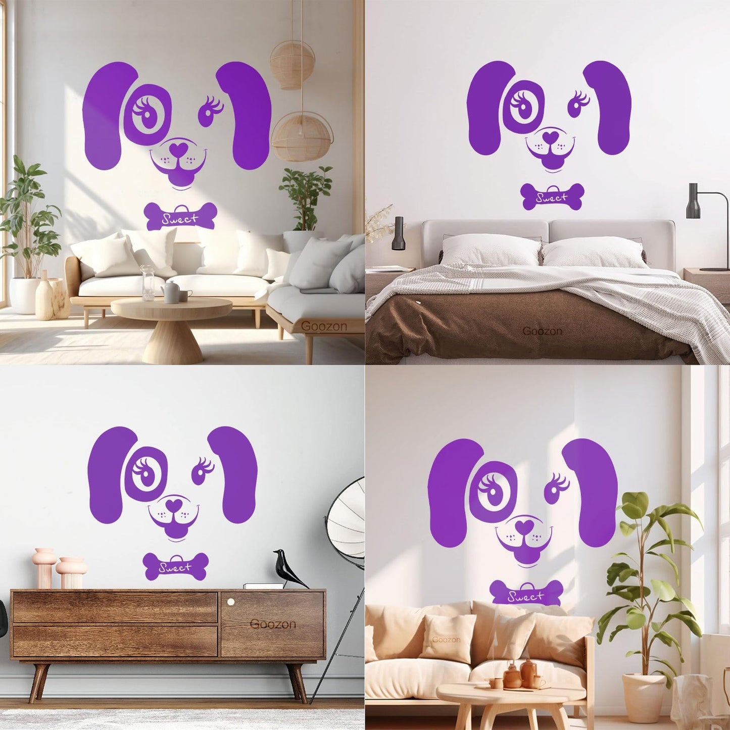 Wall Decals Sweet Puppy Dog Child Nursery Art Mural Painting