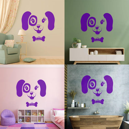 Wall Decals Sweet Puppy Dog Child Nursery Art Mural Painting