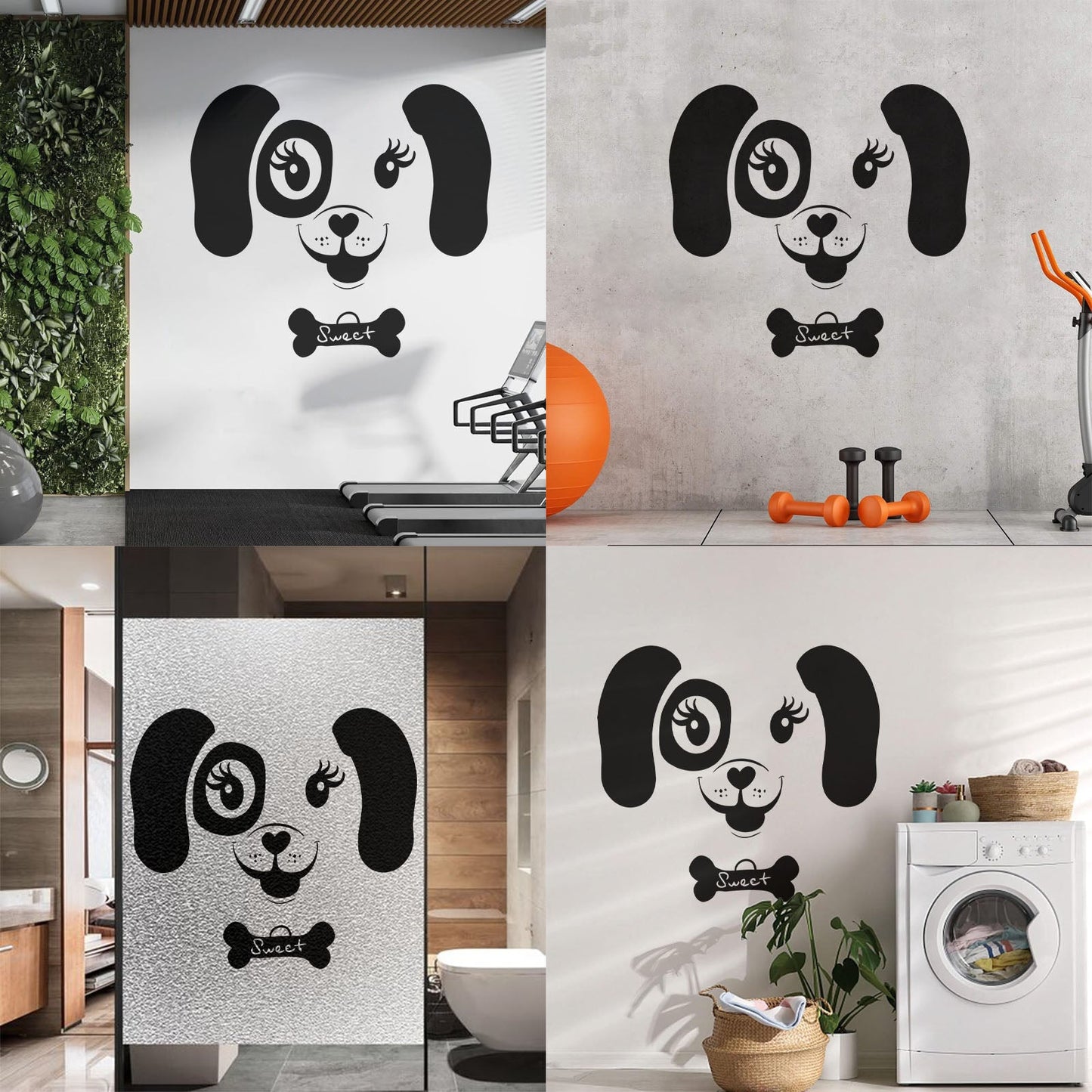 Wall Decals Sweet Puppy Dog Child Nursery Art Mural Painting