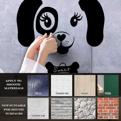 Wall Decals Sweet Puppy Dog Child Nursery Art Mural Painting