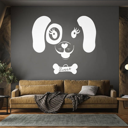 Wall Decals Sweet Puppy Dog Child Nursery Art Mural Painting