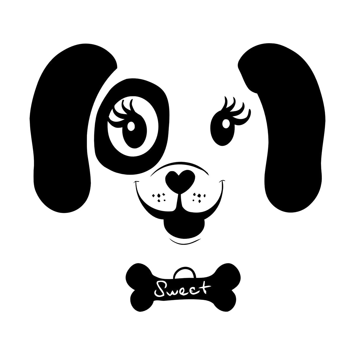 Wall Decals Sweet Puppy Dog Child Nursery Art Mural Painting