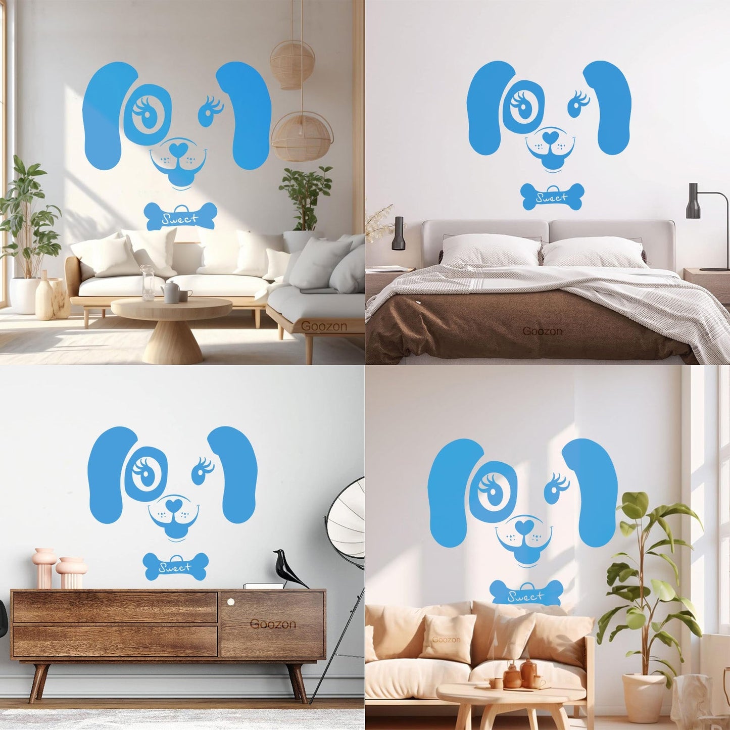 Wall Decals Sweet Puppy Dog Child Nursery Art Mural Painting