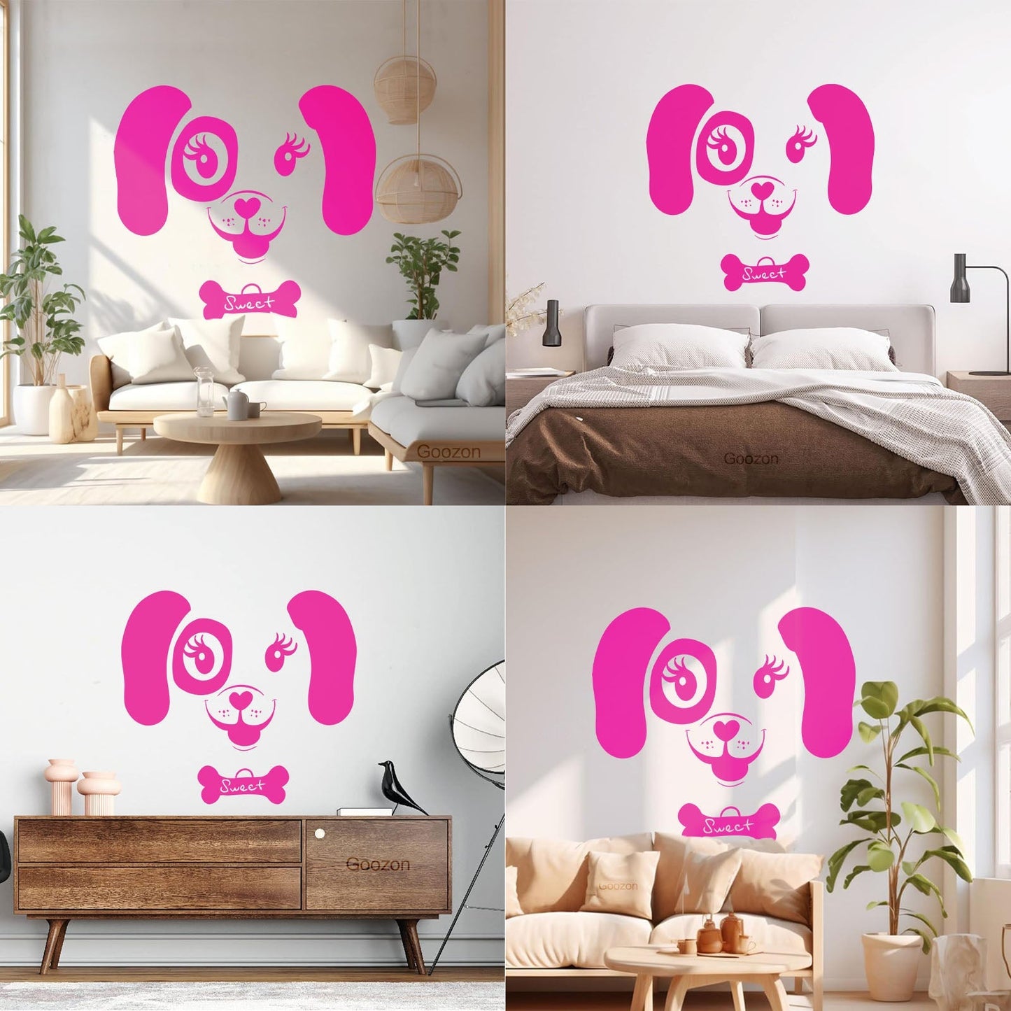 Wall Decals Sweet Puppy Dog Child Nursery Art Mural Painting