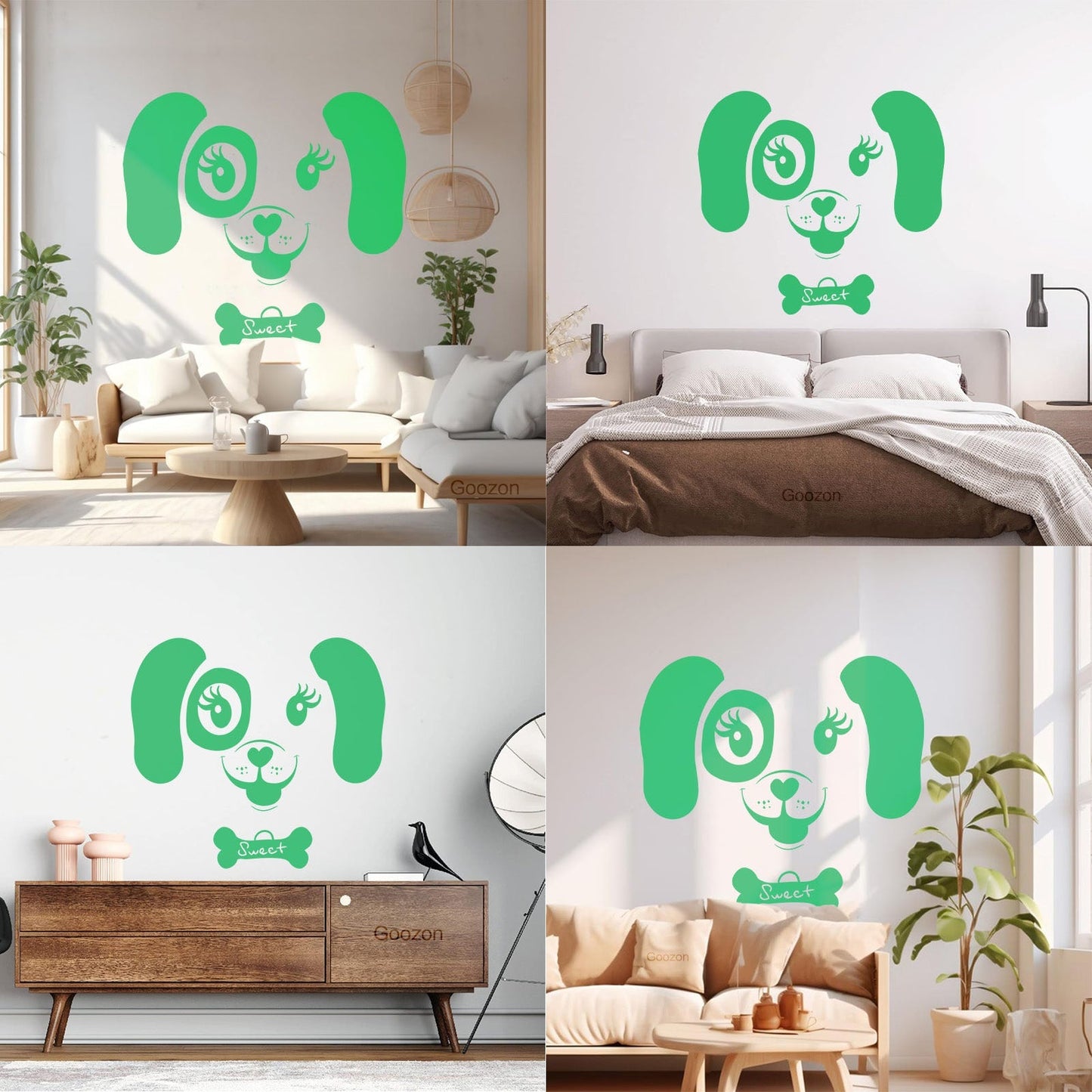 Wall Decals Sweet Puppy Dog Child Nursery Art Mural Painting